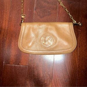 Tory Burch Tan Leather Crossbody Bag